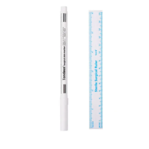 CANETA GEL CIRÚRGICA BRANCA MARCAÇÃO