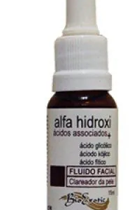 Gel Fluido Facial Alfa Hidroxi ácidos Associados (Ácido Fítico, Kójico, Glicólico) 15ml Bioexotic