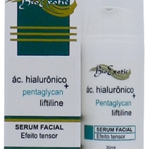 Serum Facial com Ácido Hialurônico, Liftiline, Pentaglycan e Hidroviton 30 ml Bioexotic