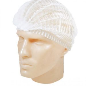 TOUCA DESCARTÁVEL COM ELÁSTICO BRANCA TNT C/100 - DESCARPACK