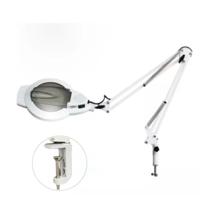 Lupa LED Apoio de Mesa 110V Branca