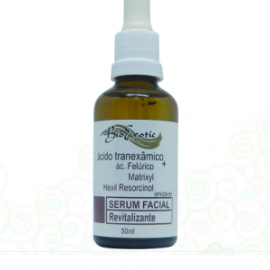 Sérum Facial com Ácido Tranexâmico, Ácido Ferúlico, Matrixyl e Hexylresorcinol - Ionizável - Bioexotic