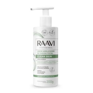 CREME AMOLECEDOR DE CRAVOS FACIAL CLEAN SKIN RAAVI 200G